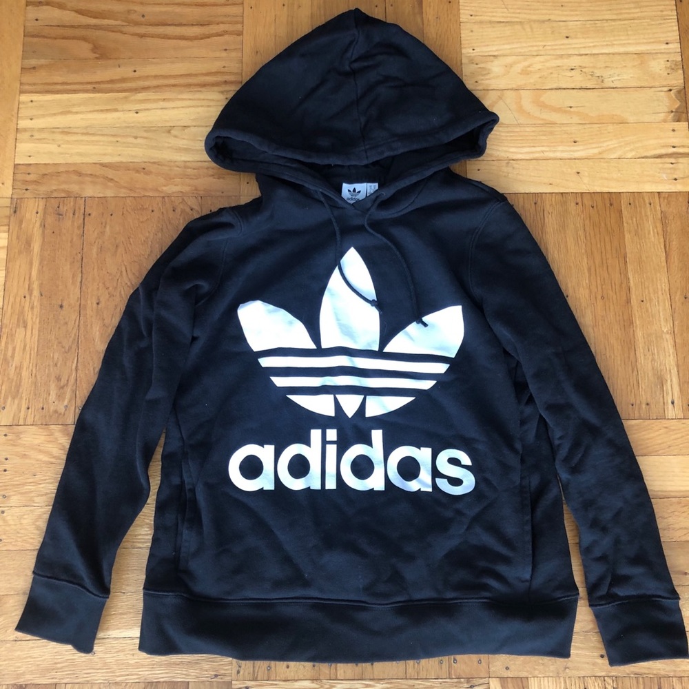 Adidas hoodie, black. Size medium